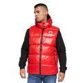 Red - Front - Born Rich Mens Henrico Hooded Gilet