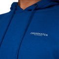 Black-Royal Blue - Close up - Crosshatch Mens Traymax Oversized Hoodie (Pack of 2)