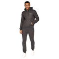 Red-Charcoal - Lifestyle - Crosshatch Mens Traymax Oversized Hoodie (Pack of 2)