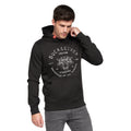 Black - Side - Duck and Cover Mens Raylan Hoodie