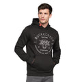 Black - Front - Duck and Cover Mens Raylan Hoodie