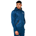 Sailor Blue - Side - Born Rich Mens Foletti Full Zip Hoodie