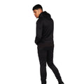 Black - Back - Born Rich Mens Foletti Full Zip Hoodie