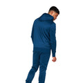 Mystic Blue - Pack Shot - Born Rich Mens Foletti Full Zip Hoodie