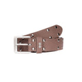 Brown - Front - Crosshatch Mens Vescio Belt