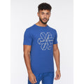 Blue - Front - Crosshatch Mens Allred T-Shirt