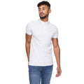 White - Side - Crosshatch Mens Kendrick Polo Shirt