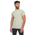 Sage - Front - Crosshatch Mens Kendrick Polo Shirt