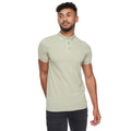 Sage - Side - Crosshatch Mens Kendrick Polo Shirt