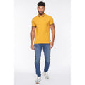 Yellow - Pack Shot - Crosshatch Mens Kermlax Polo Shirt