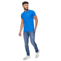 Blue - Pack Shot - Crosshatch Mens Kermlax Polo Shirt