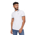 White - Side - Crosshatch Mens Kermlax Polo Shirt