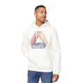 Off White - Front - Crosshatch Mens Pashika Hoodie