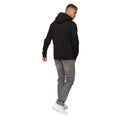 Black - Back - Crosshatch Mens Pashika Hoodie