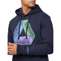 Navy - Lifestyle - Crosshatch Mens Pashika Hoodie