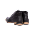 Black - Back - Duck and Cover Mens Glutinosa Leather Chukka Boots