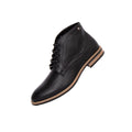 Black - Lifestyle - Duck and Cover Mens Glutinosa Leather Chukka Boots