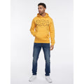 Yellow - Pack Shot - Crosshatch Mens Meshouts Hoodie