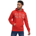 Red - Front - Crosshatch Mens Meshouts Hoodie