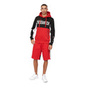 Black-Red - Side - Crosshatch Mens Compounds Hoodie
