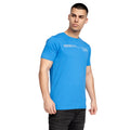 Blue-Grey - Back - Crosshatch Mens Pentan T-Shirt (Pack of 2)