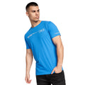 Blue-Grey - Side - Crosshatch Mens Pentan T-Shirt (Pack of 2)