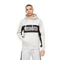 Grey Marl - Front - Crosshatch Mens Silomane Hoodie