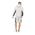 Grey Marl - Back - Crosshatch Mens Silomane Hoodie