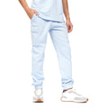 Light Blue - Side - Crosshatch Mens Holdouts Jogging Bottoms