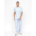 Light Blue - Close up - Crosshatch Mens Holdouts Jogging Bottoms