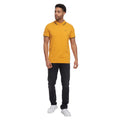 Yellow - Pack Shot - Crosshatch Mens Tarquin Polo Shirt