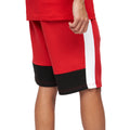 Black-Red - Lifestyle - Crosshatch Mens Compounds Shorts