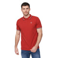 Red - Front - Duck and Cover Mens Hendamore Polo Shirt