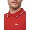 Red - Side - Duck and Cover Mens Hendamore Polo Shirt