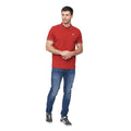 Red - Pack Shot - Duck and Cover Mens Hendamore Polo Shirt