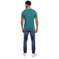 Green - Back - Crosshatch Mens Talung Marl T-Shirt