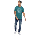 Green - Lifestyle - Crosshatch Mens Talung Marl T-Shirt