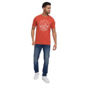 Red - Lifestyle - Crosshatch Mens Talung Marl T-Shirt