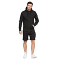 Black - Lifestyle - Duck and Cover Mens Milgate Full Zip Hoodie