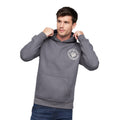 Dark Grey - Front - Duck and Cover Mens Supplys Hoodie