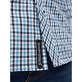 Blue - Pack Shot - Bewley & Ritch Mens Macrae Checked Shirt