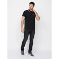 Black - Pack Shot - Duck and Cover Mens Hendamore Polo Shirt