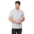 Grey Marl - Side - Duck and Cover Mens Hendamore Polo Shirt