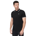 Black - Front - Duck and Cover Mens Hendamore Polo Shirt