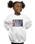 White - Back - DC Comics Girls Batman TV Series Batcomputer Sweatshirt