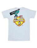 White - Front - Animaniacs Mens Logo Crest T-Shirt