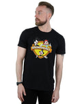 Black - Back - Animaniacs Mens Logo Crest T-Shirt