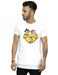 White - Back - Animaniacs Mens Logo Crest T-Shirt