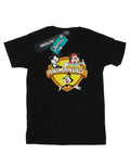 Black - Front - Animaniacs Mens Logo Crest T-Shirt