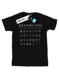 Black - Front - Disney Mens Artemis Fowl Gnommish Alphabet T-Shirt